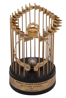 1977 Gene Michael New York Yankees World Series Championship Trophy (Michael Family LOA)